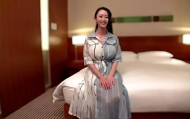 Two sexy Japanese teachers with huge natural tits tease their eager student in secret