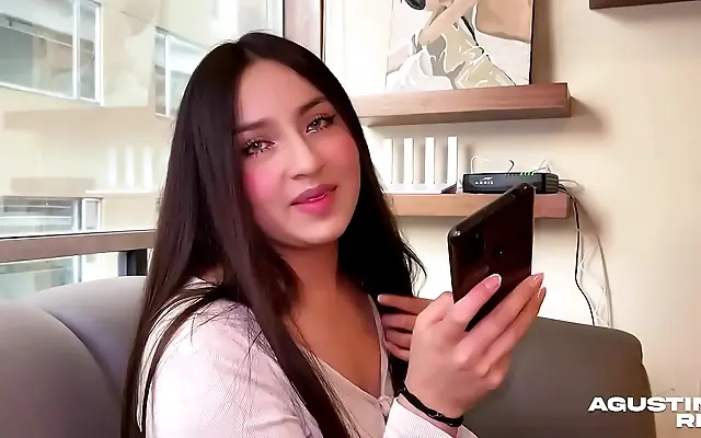 Her round ass jiggles as I lick her tight hole and cum on her face
