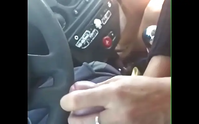 Leather car seat warmed by passion as Latina milf rides her stepmom after shopping trip