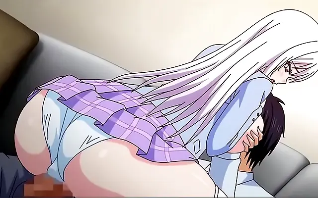 Straddles the Line with Busty Anime Goddess