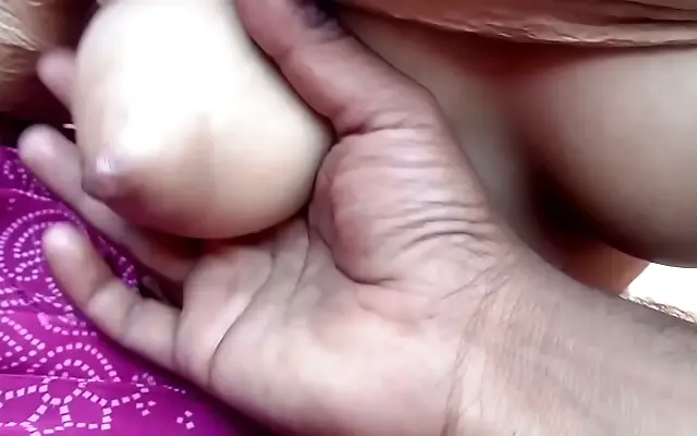 Intense passion spills as luscious bhabhi milks her full curves in sheer lace tease