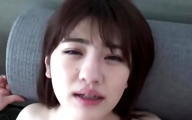 Lace-trimmed lingerie hugs her curves as college beauty heats up a steamy encounter