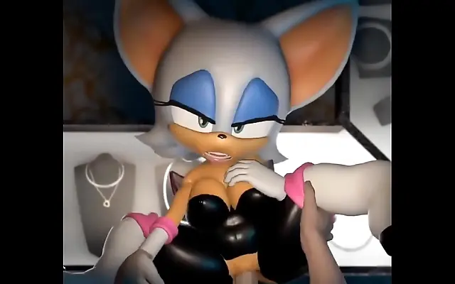 Creamy Cumshot Catches Rouge the Bat in a Hot POV Fuck