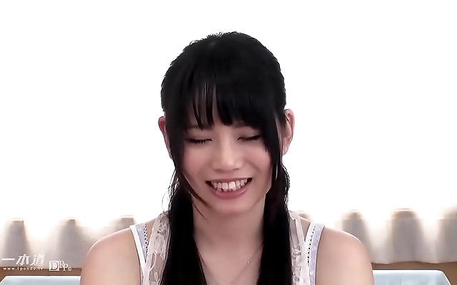 On the bed Miyu Sheimi gives an intense blowjob and creampie finish