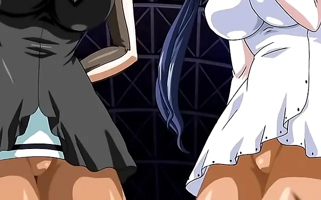 Two Busty Anime Babes Play Sports with Passion