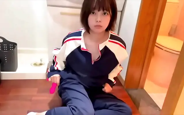 Climaxing in My Old School Tracksuit While Masturbating Like Teen Me