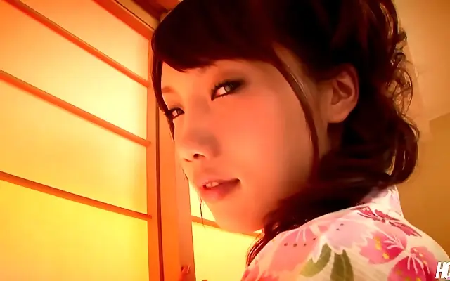 Lace-Lined Japanese Babe Ageha Kinoshita Toyed and Fucked
