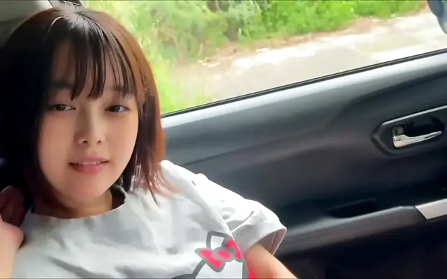 Intensely Passionate Japanese Couple Can't Resist Seductive Car Sex Encounters
