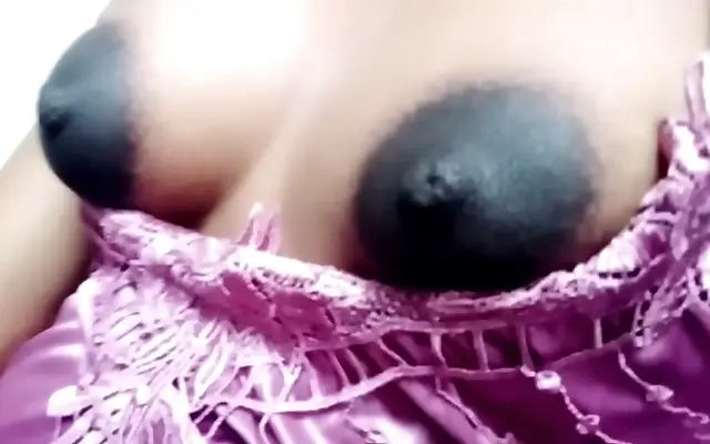 Lace Lingerie Tempts a Sexy Indian Teen at Home Alone