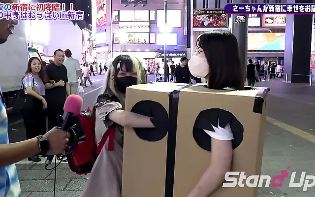 Shinjuku streets hide a tempting mystery in this bold standup adventure