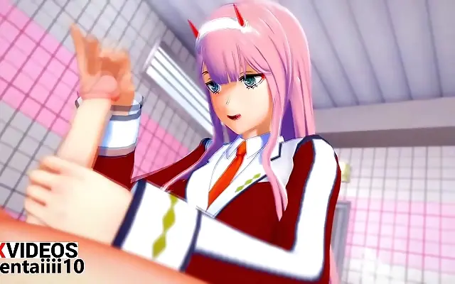 Sucking Sensation Zero Two Amateur Hentai Bliss