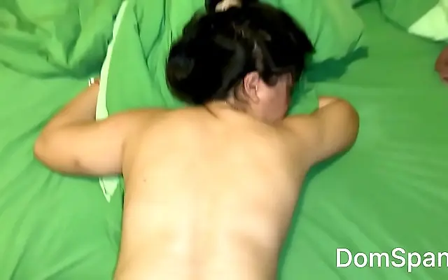 Vietnamese babe rides and gets slammed hard with big ass bouncing