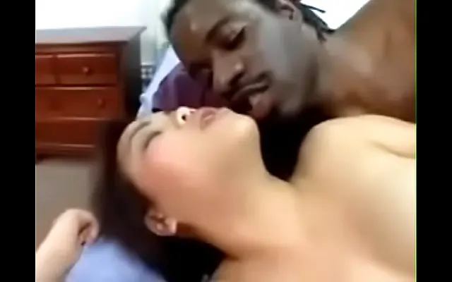 Two steamy lovers enjoy creamy Thai delights in intimate interracial bliss