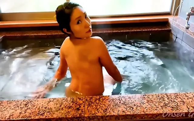 Sultry Red Onsen Romance in Akiruno City