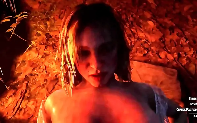国产精品1 女处 理论 RDR2 Camp Seduction Karen Tempts You in the Wilderness