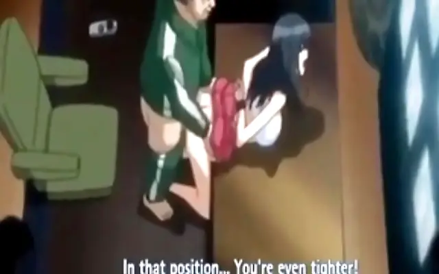 Kitchen seduction with a sexy hentai vixen ready for pleasure