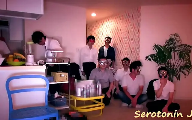 Desk Dominates as She Tempts Multiple Eyes in Intense Japanese Session