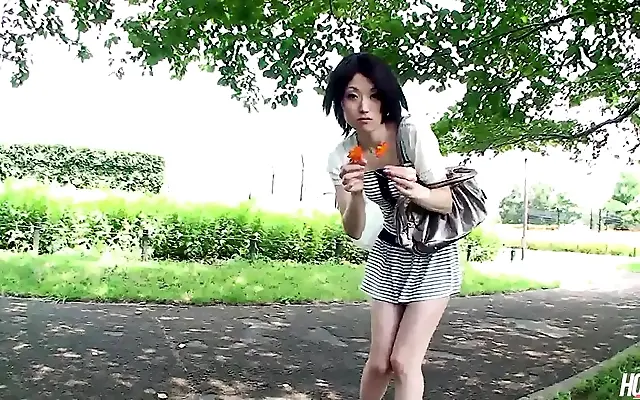 Her Wet Hairy Pussy Filled by Big Cock in Japan