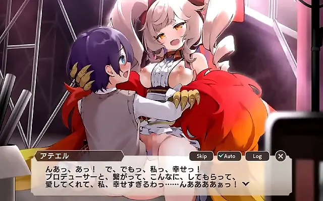 Silky thigh tattoo ignites forbidden desire in melodic phoenix maiden