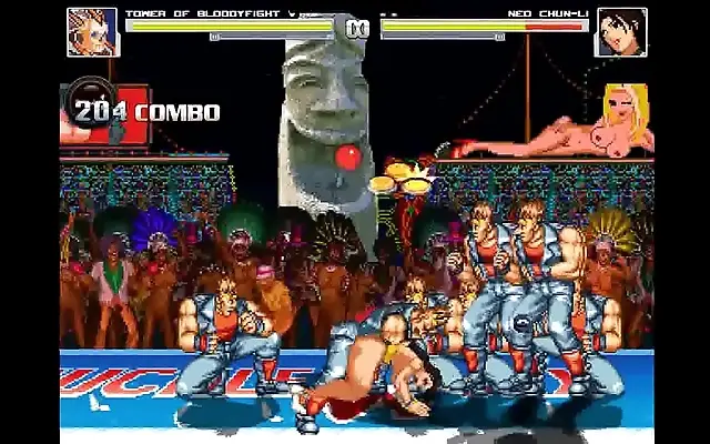 Behind the Red Curtain Chun Li's Infinite Hentai Gangbang