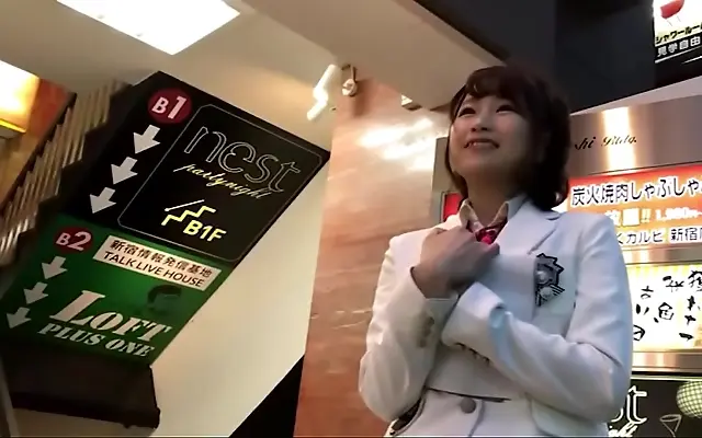 Her perfect tits and symmetrical face shine as the amateur idol cries for fame