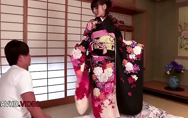 亚洲一区 同桌 亚洲AV无码 国产又 Fulfills hot creampie fantasies in sultry Japanese kimono